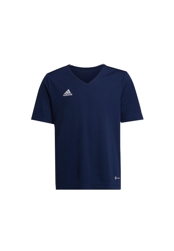 Adidas - Koszulka piłkarska dla dzieci adidas Entrada 22 Jersey. Kolor: niebieski. Materiał: jersey. Sport: piłka nożna