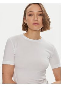 Calvin Klein T-Shirt K20K206553 Biały Slim Fit. Kolor: biały #2