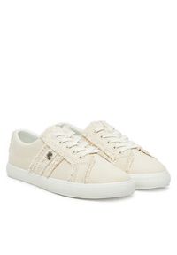 Lauren Ralph Lauren - LAUREN RALPH LAUREN Sneakersy Janson Fray 802967040001 Écru. Kolor: kremowy. Materiał: materiał #2