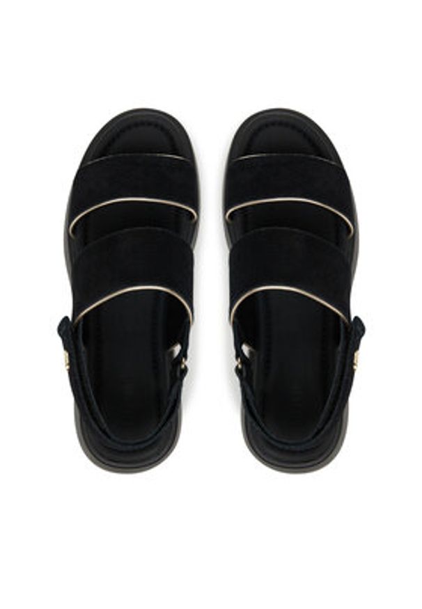 Liu Jo Sandały Amber 01 SA5187 PX002 Czarny. Kolor: czarny. Materiał: zamsz, skóra