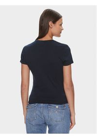 Tommy Jeans T-Shirt Essential DW0DW17839 Granatowy Slim Fit. Kolor: niebieski. Materiał: bawełna, syntetyk #3