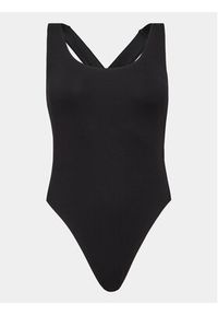 Calvin Klein Swimwear Strój kąpielowy KW0KW02051 Czarny. Kolor: czarny. Materiał: syntetyk