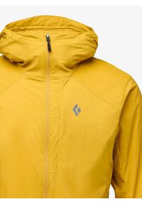 Kurtka softshell męska Black Diamond Alpine Start Hoody. Kolor: żółty. Materiał: softshell