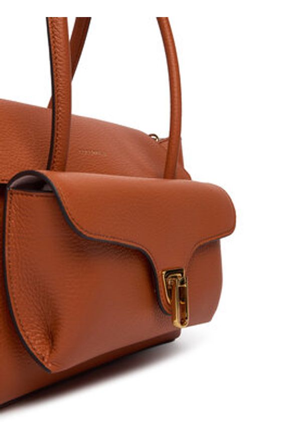 Coccinelle Torebka T8A Coccinelledouble Beat E1 T8A 18 02 01 Brązowy. Kolor: brązowy. Materiał: skórzane