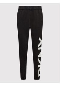 DKNY Sport Spodnie dresowe DP1P2833 Czarny Regular Fit. Kolor: czarny. Materiał: bawełna, dresówka, syntetyk #5
