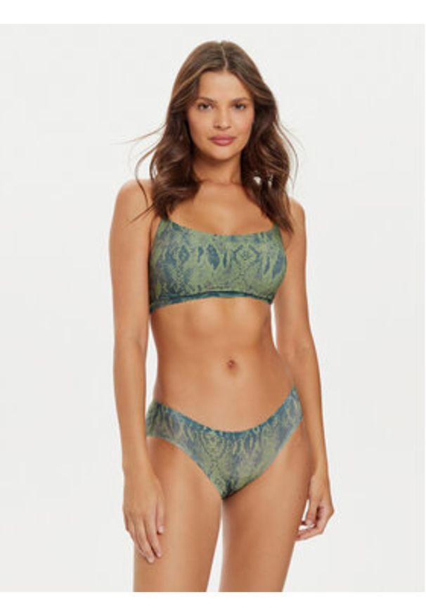 Chantelle Figi klasyczne Soft Stretch C11D30 Zielony. Kolor: zielony. Materiał: syntetyk
