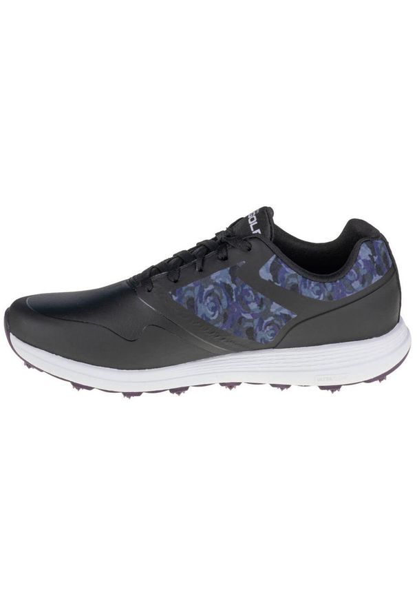 skechers - Skechers Go Golf Max, damskie buty do golfa, Czarne. Kolor: czarny. Materiał: syntetyk, skóra. Model: Skechers Sport. Sport: golf