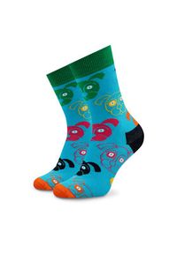 Happy-Socks - Happy Socks Zestaw 3 par wysokich skarpet unisex XDOG08-0150 Kolorowy. Materiał: materiał, bawełna. Wzór: kolorowy #4