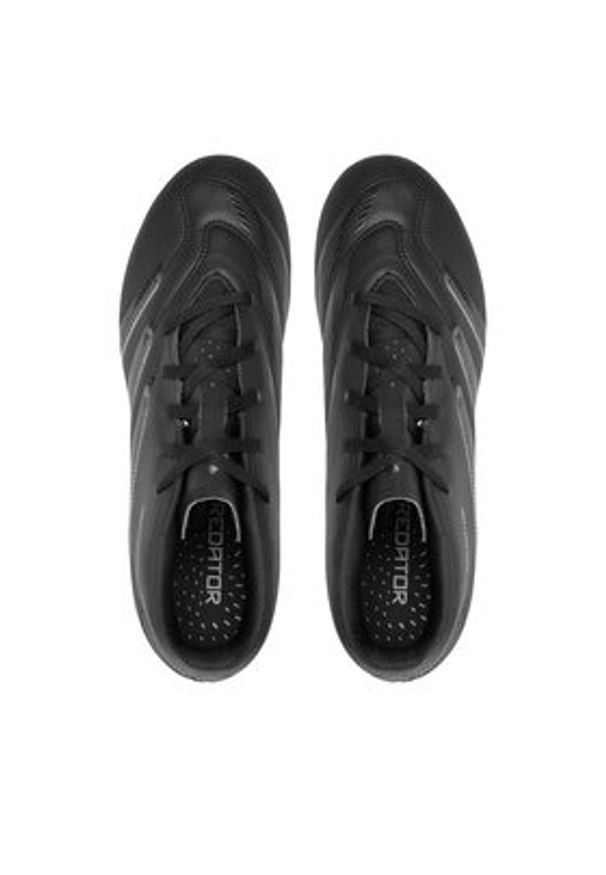 Adidas - adidas Buty do piłki nożnej Predator 24 Club Flexible Ground Boots IG7759 Czarny. Kolor: czarny. Materiał: skóra