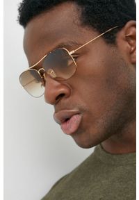Ray-Ban okulary przeciwsłoneczne 0RB3799 kolor brązowy. Kształt: owalne. Kolor: brązowy #9
