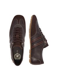 Beverly Hills Polo Club Sneakersy EO-WI45-BILL-01 Brązowy ciemny. Kolor: brązowy. Materiał: skóra #8