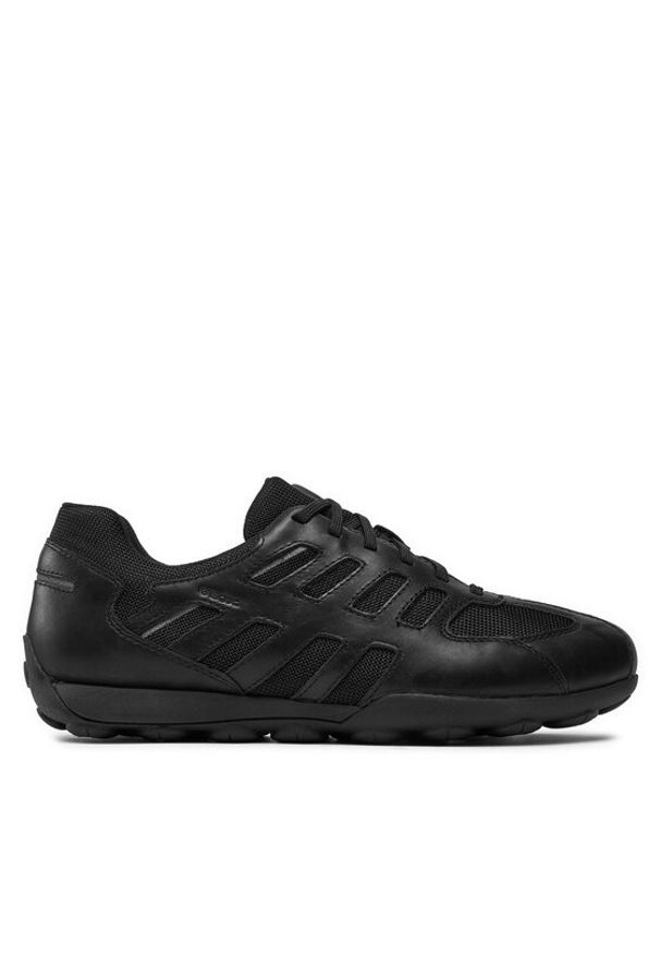 Geox Sneakersy U Snake 2.0 U45GXA 04314 C9999 Czarny. Kolor: czarny. Materiał: materiał