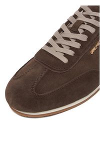 Gino Rossi - GINO ROSSI Sneakersy EO-ALFREDO-01 126AM Brązowy. Kolor: brązowy. Materiał: zamsz, skóra #5