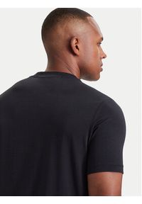 Karl Lagerfeld - KARL LAGERFELD T-Shirt 755030 564235 Granatowy Regular Fit. Typ kołnierza: dekolt w karo. Kolor: niebieski. Materiał: bawełna #5