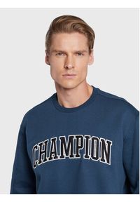Champion Bluza 217877 Niebieski Regular Fit. Kolor: niebieski. Materiał: bawełna #5