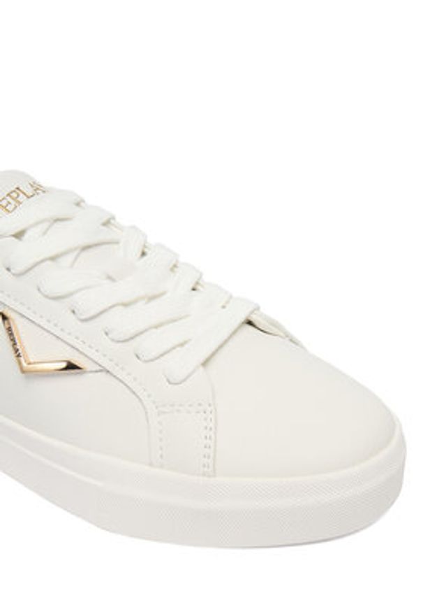 Replay - REPLAY Sneakersy GWZ7S .000.C0001L Biały. Kolor: biały. Materiał: skóra