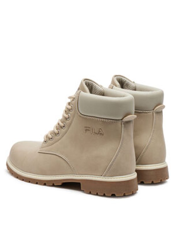 Fila Trapery FFW0219 73111 Szary. Kolor: szary. Materiał: skóra