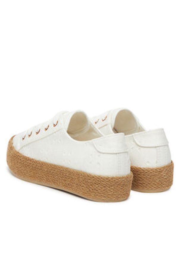 Jenny - JENNY Espadryle EMMA WSK1576-05 Biały. Kolor: biały. Materiał: materiał