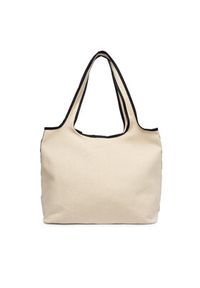 TOMMY HILFIGER - Tommy Hilfiger Torebka Th Summer Tote Canvas AW0AW18398 Biały. Kolor: biały #2