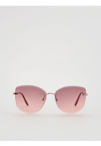 Reserved - Okulary przeciwsłoneczne - różowy. Kolor: różowy #1