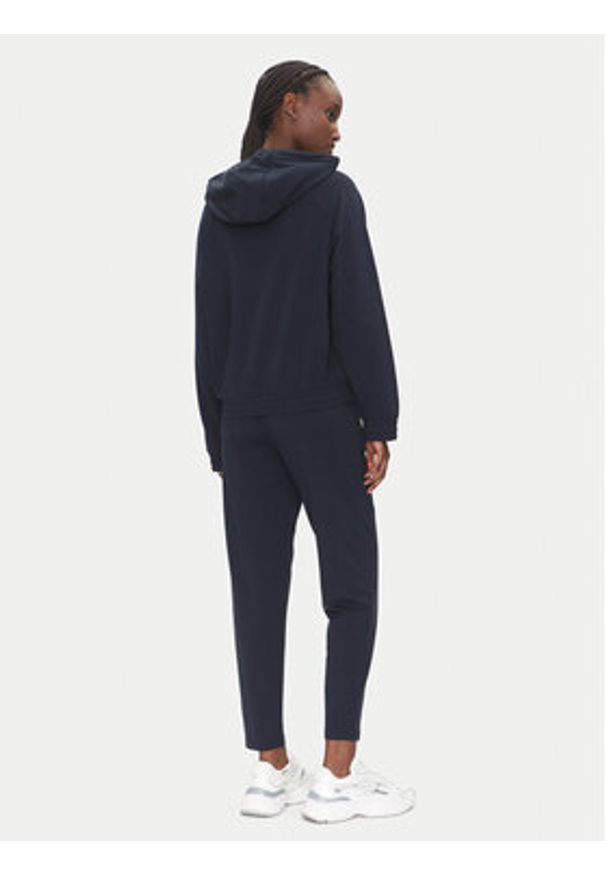 EA7 Emporio Armani Dres 7W000122 AF12502 UB102 Granatowy Regular Fit. Kolor: niebieski. Materiał: bawełna