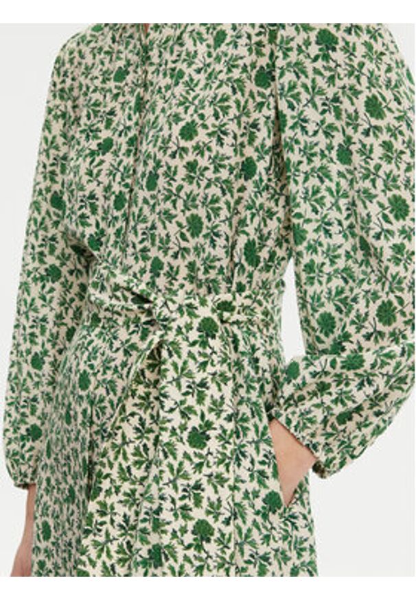 Weekend Max Mara Sukienka koszulowa Wales 2515221122 Zielony Regular Fit. Kolor: zielony. Materiał: jedwab. Typ sukienki: koszulowe