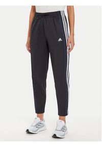 Adidas - adidas Dres Teamsport IX1106 Czarny Slim Fit. Kolor: czarny. Materiał: bawełna #3