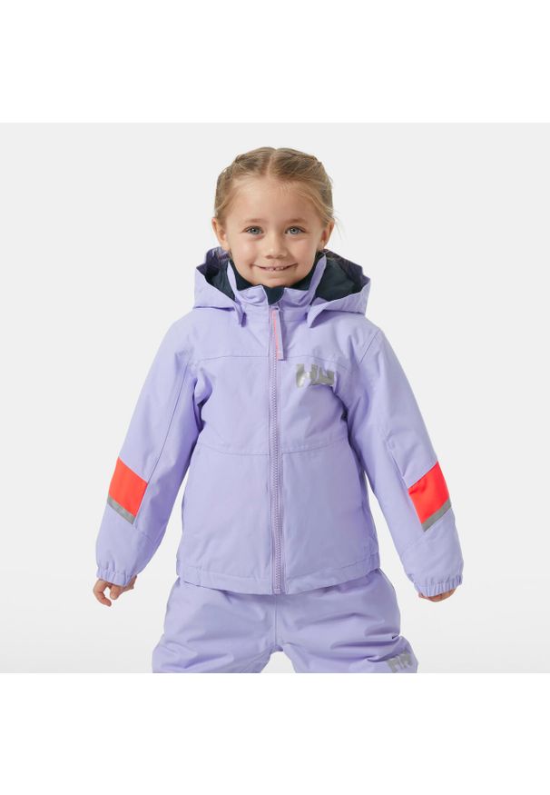 Dziecięca kurtka narciarska Helly Hansen Rider. Kolor: fioletowy. Sezon: zima. Sport: narciarstwo