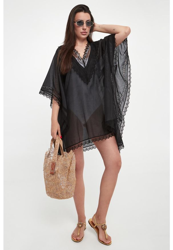 Ermanno Scervino Life - Tunika damska plażowa ERMANNO SCERVINO LIFE. Okazja: na plażę