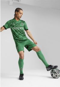 Puma - Męska koszulka wyjazdowa Borussia Mönchengladbach 24/25 PUMA Archive Green White. Kolor: biały, wielokolorowy, zielony