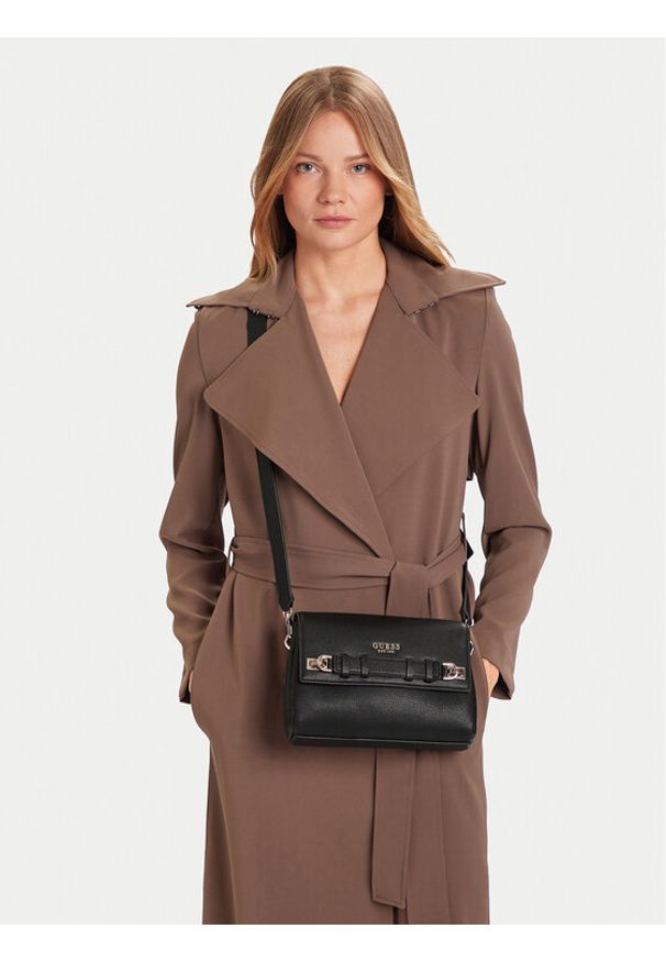 Guess Torebka Gregoria HWBG85 46200 Czarny. Kolor: czarny. Materiał: skórzane