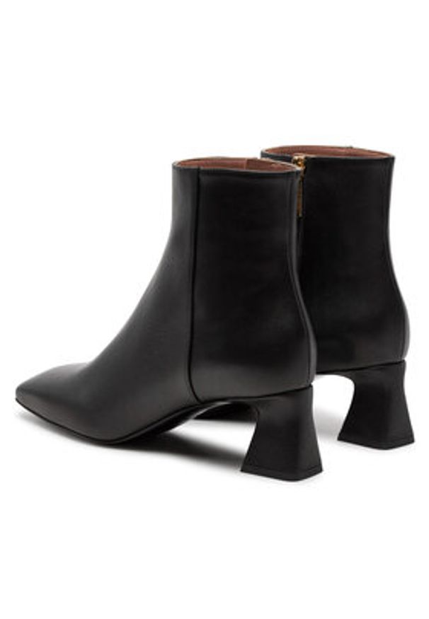 Pollini Botki SA21045C1LTD0000 Czarny. Kolor: czarny. Materiał: skóra