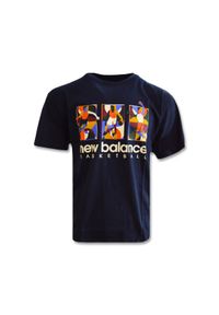 Koszulka New Balance Hoops Classics T-shirt - MT23587 ECL. Kolor: czarny. Sport: koszykówka #1