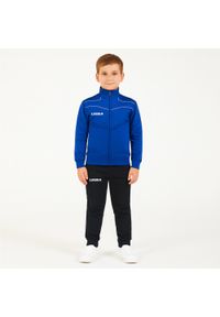 LEGEA - Komplet dresowy dla chłopca TEXAS JUNIOR JR. Okazja: na uczelnię. Kolor: niebieski, wielokolorowy, biały. Materiał: dresówka. Styl: sportowy #1