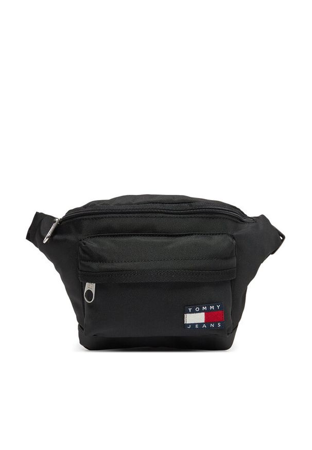 Saszetka nerka Tommy Jeans. Kolor: czarny