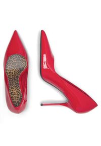 Eva Minge Szpilki LORSICA V661-703-1 Czerwony. Kolor: czerwony. Materiał: lakier, skóra. Obcas: na szpilce #5