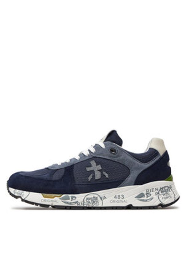 Premiata Sneakersy Mase VAR 6626 Granatowy. Kolor: niebieski. Materiał: skóra