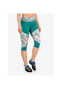 OCUN - Legginsy wspinaczkowe damskie Ocun Rhea 3/4 Leggings -. Kolor: zielony. Sport: wspinaczka