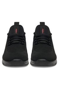 Rieker Sneakersy B7376-00 Czarny. Kolor: czarny. Materiał: materiał #6