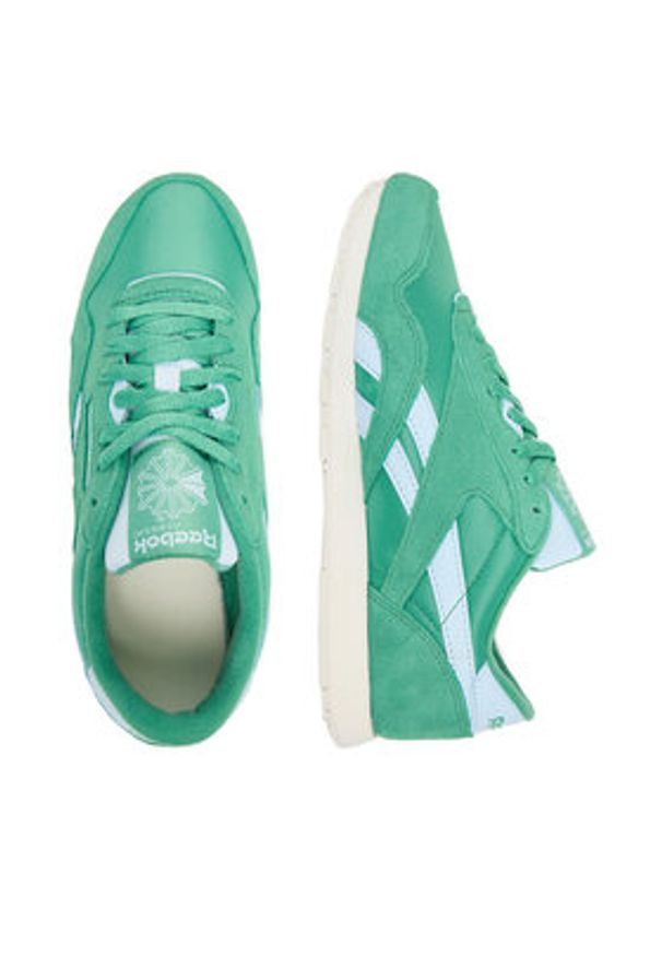 Reebok Sneakersy CEOSS-CLASSIC NYLON 100239365 Zielony. Kolor: zielony. Materiał: skóra, zamsz. Model: Reebok Classic, Reebok Nylon