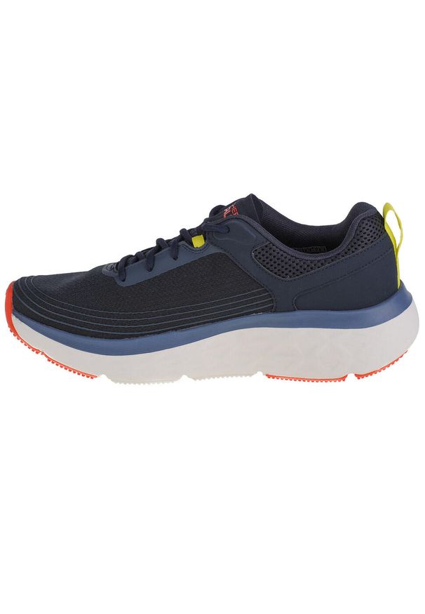 skechers - Buty do biegania męskie, Skechers Max Cushioning Delta. Kolor: niebieski, czarny