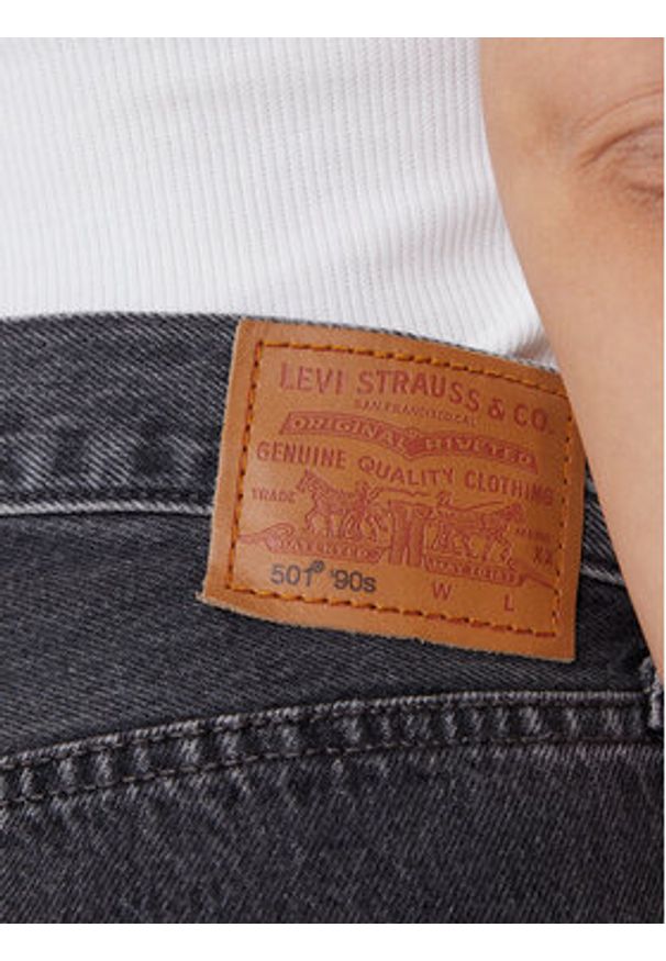 Levi's® Jeansy 501® ’90 A1959-0092 Czarny Straight Fit. Kolor: czarny