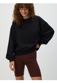 Reserved - Bawełniane kolarki - ciemnobrązowy. Kolor: brązowy. Materiał: bawełna