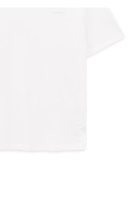 Bugatti T-Shirt 8350-95040 Biały Slim Fit. Kolor: biały. Materiał: bawełna #5