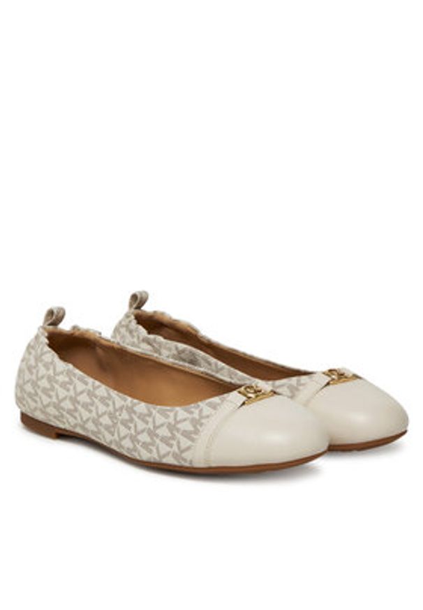 MICHAEL Michael Kors Baleriny Mandy 40S5MAFP1B Écru. Materiał: materiał