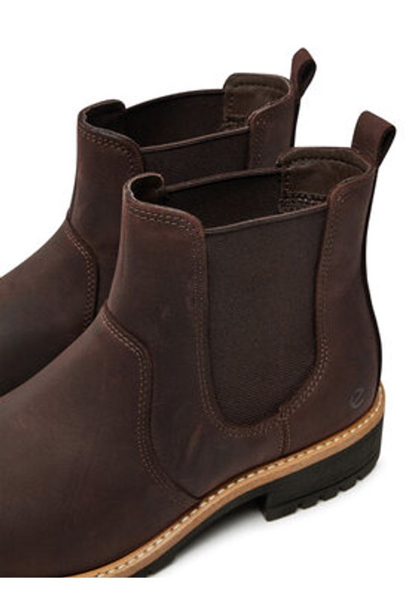 ecco - ECCO Sztyblety Elaina 20210302178 Brązowy. Kolor: brązowy. Materiał: nubuk, skóra