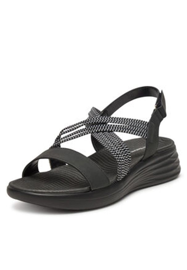 Clara Barson Sandały R24AW02737 Czarny. Kolor: czarny. Materiał: materiał, syntetyk