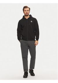 Karl Lagerfeld - KARL LAGERFELD Bluza 705074 551900 Granatowy Regular Fit. Typ kołnierza: dekolt w karo. Kolor: niebieski. Materiał: bawełna #4