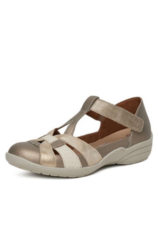 Remonte Półbuty R7601-90 Beżowy. Kolor: beżowy. Materiał: skóra, syntetyk