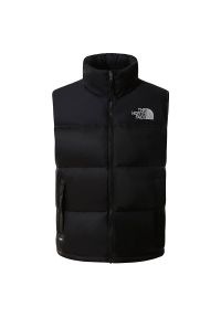 Bezrękawnik The North Face 1996 Retro Nuptse 0A3XEPLE41 - czarny. Kolor: czarny. Materiał: materiał, nylon, puch. Długość rękawa: bez rękawów